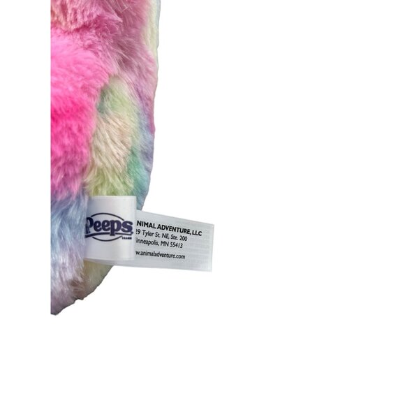 Peeps Easter Tie Dye Bunny 14” Plush Pastel Just Born Animal Adventure - Picture 6 of 11